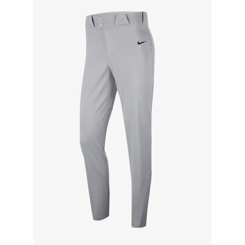 Nike Vapor Select Solid Gray Baseball Pants Mens BQ6345-052 Size XL
